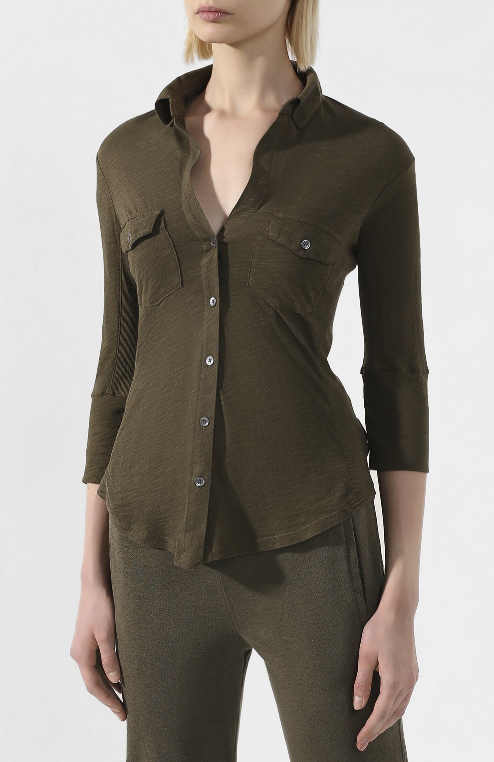 Хлопковая рубашка JAMES PERSE, арт. WUA3042, фото 3