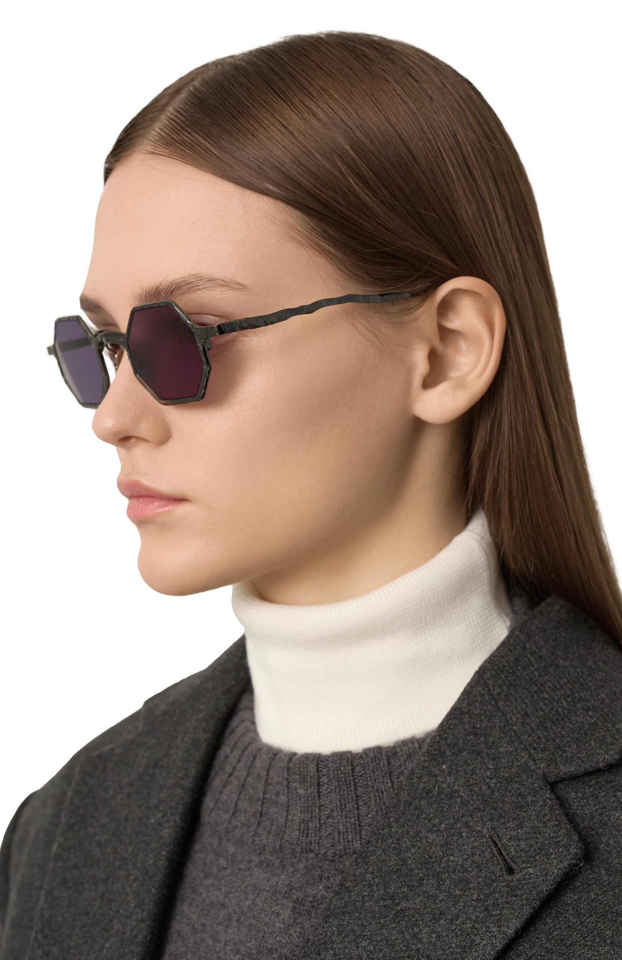 Солнцезащитные очки KUB0RAUM, арт. Z19 GM VI0LET, фото 3