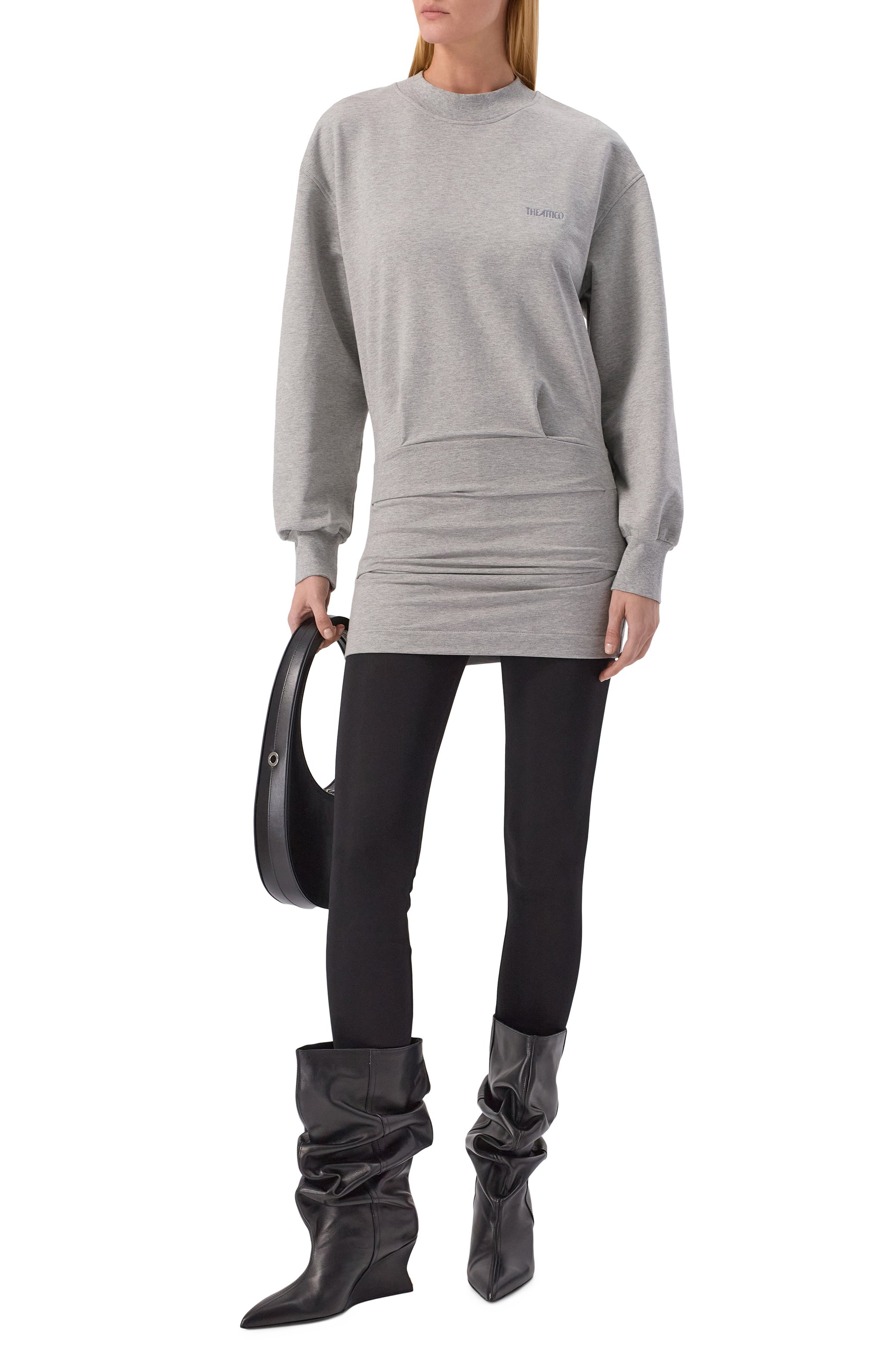 Хлопковое платье THE ATTICO, арт. 260WCA00393/JJF006AA, фото 2