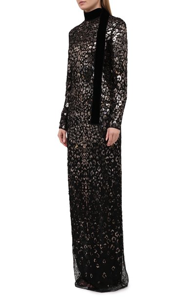 Платье с отделкой пайетками TOM FORD, арт. AB2889-SDE272, фото 3