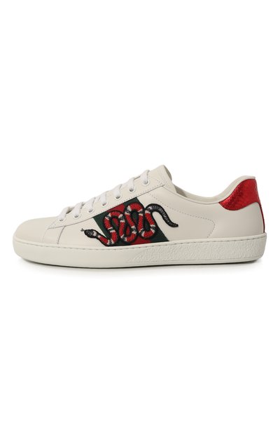 Кожаные кеды ace GUCCI, арт. 456230 02JP0, фото 2