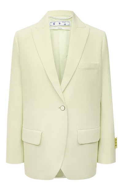 Женский жакет из вискозы и шерсти OFF-WHITE, арт. 0WEF064S21FAB003