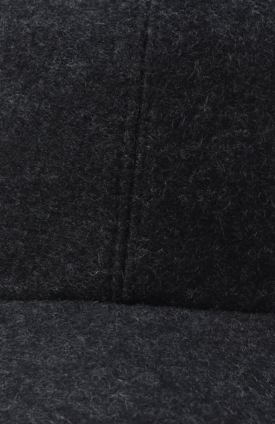 Кашемировая бейсболка FEDELI темно-серого цвета по цене 49950 руб., арт. TU000806, фото 4 Кашемировая бейсболка FEDELI, арт. TU000806, фото 4