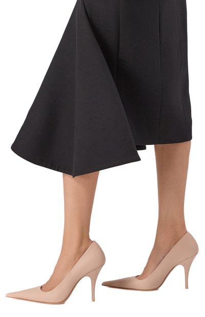 Кожаные туфли VETEMENTS бежевого цвета по цене 105000 руб., арт. WH76HE500PE/2471 LEATHER, фото 3 Кожаные туфли VETEMENTS, арт. WH76HE500PE/2471 LEATHER, фото 3