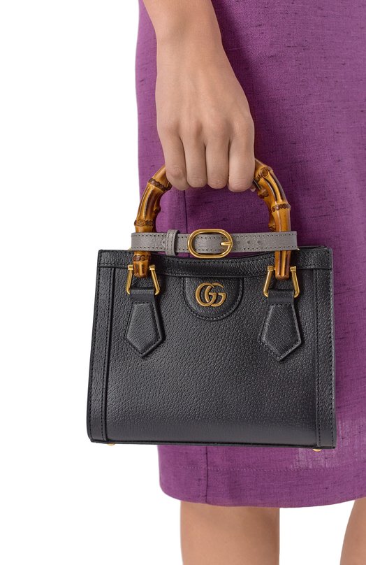 Сумка Diana mini Gucci 702732/U3ZDT Чёрный  702732/U3ZDT Фото 8