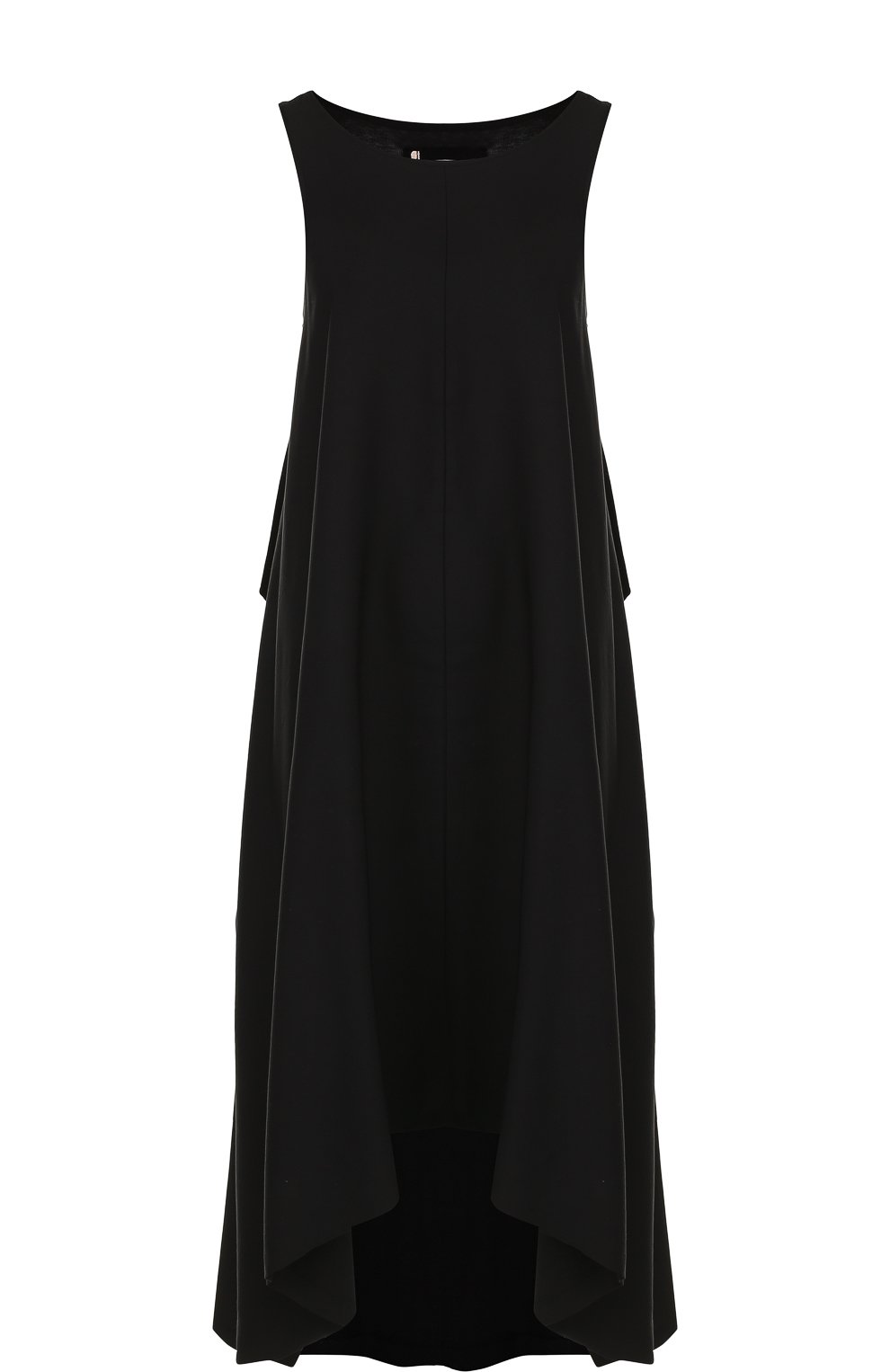 Однотонное хлопковое платье-миди свободного кроя YOHJI YAMAMOTO, арт. NW-D19-816, фото 1