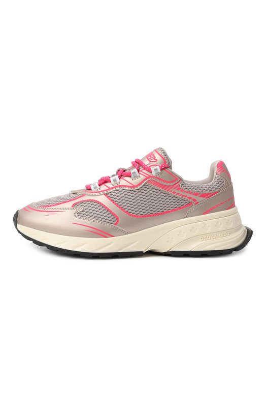 Комбинированные кроссовки Sprinter Dsquared2 SNW0296 Розовый  SNW0296 Фото 4