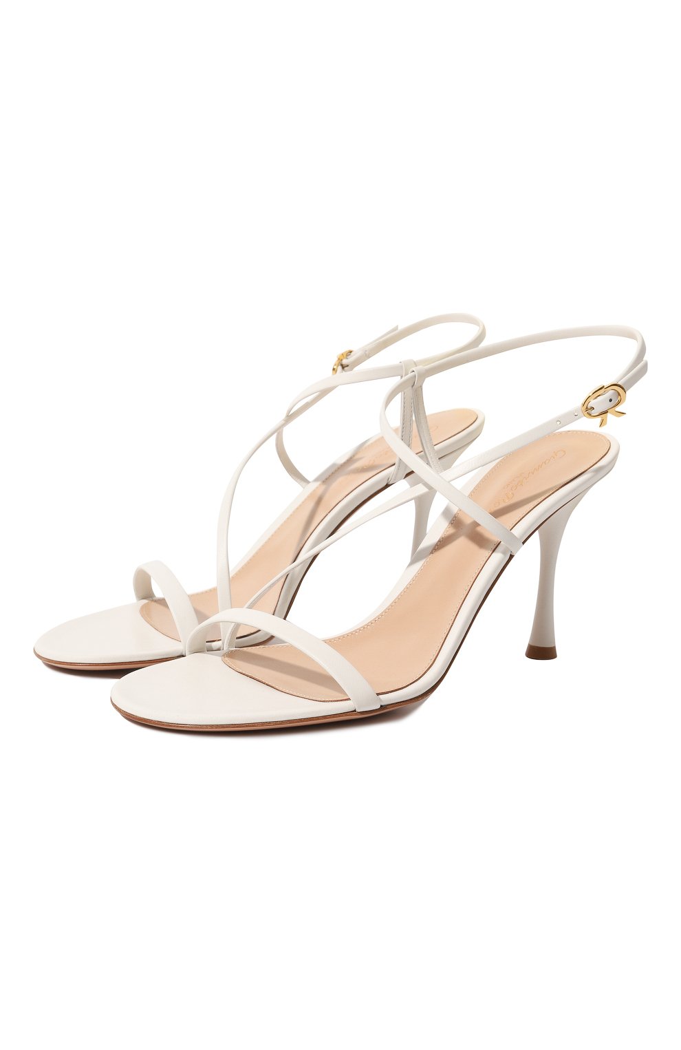 Кожаные босоножки GIANVITO ROSSI, арт. G32222.85LAC.NAPBIAN, фото 1