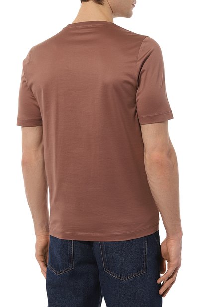 Хлопковая футболка ZILLI, арт. MBZ-NT550-VERT1/MC01, фото 4