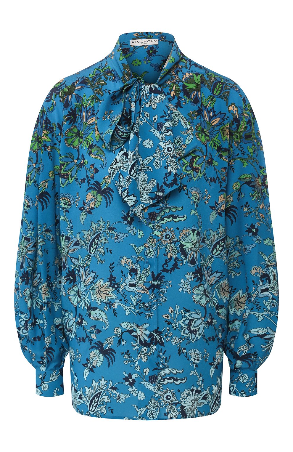 Шелковая рубашка GIVENCHY разноцветного цвета по цене 125000 руб., арт. BW60P0132T, фото 1 Шелковая рубашка GIVENCHY, арт. BW60P0132T, фото 1