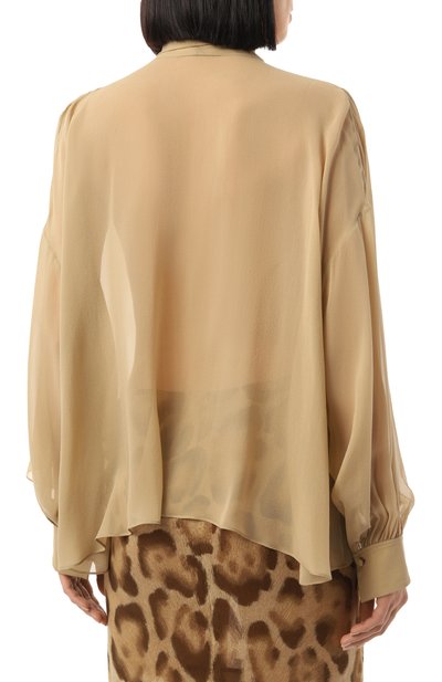 Шелковая блузка CHLOÉ, арт. CHC24WHT14123, фото 4