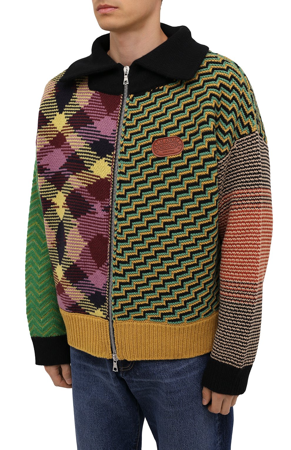 Шерстяной кардиган palm angels x missoni PALM ANGELS, арт. PMHB009F21KNI0018460, фото 3