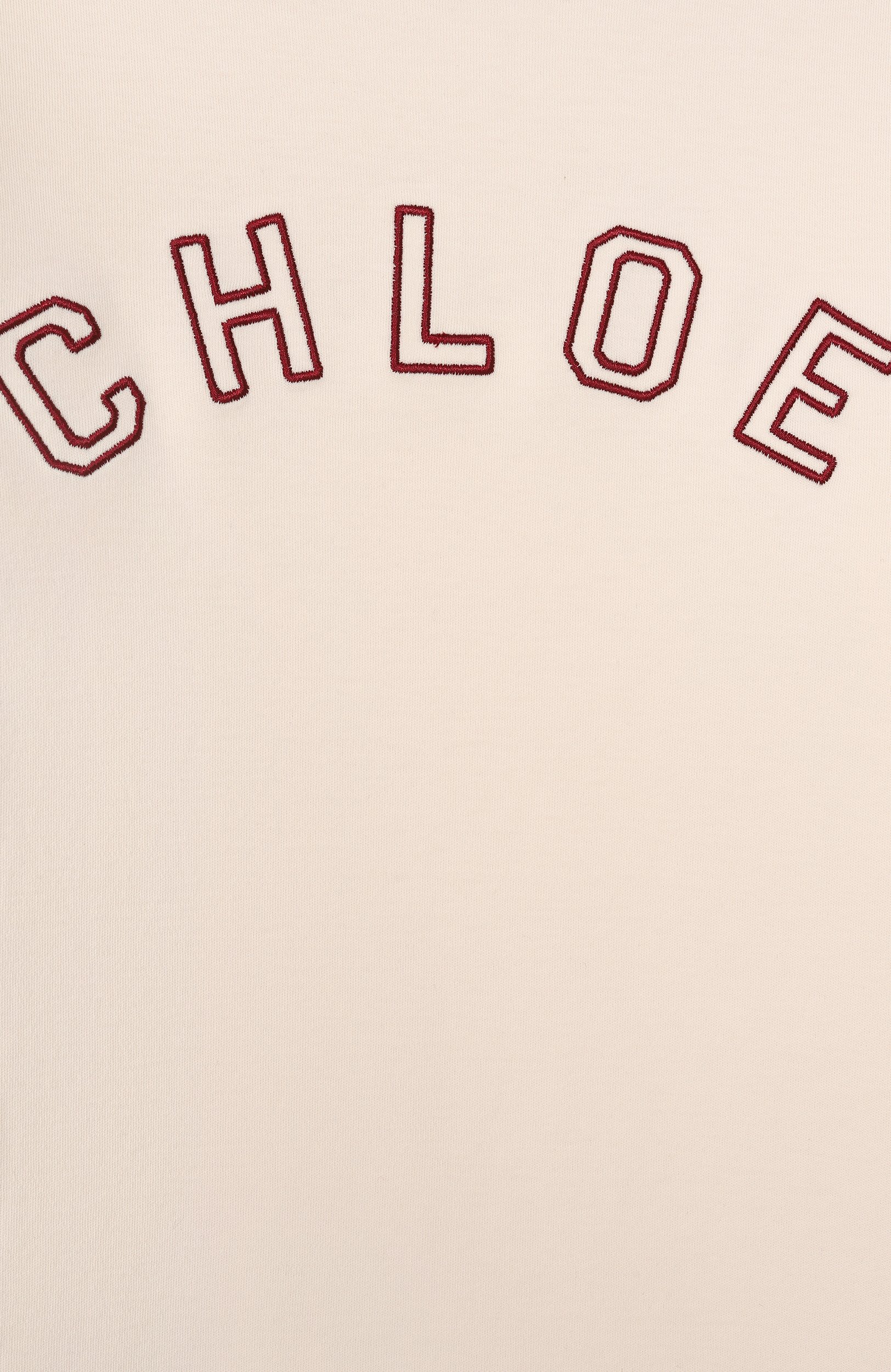 Хлопковая футболка CHLOÉ, арт. C21306, фото 3