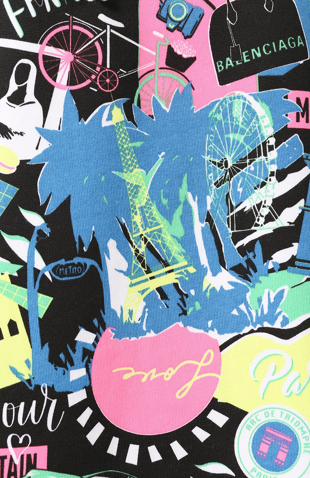 Хлопковое худи BALENCIAGA, арт. 594576/THV65, фото 5