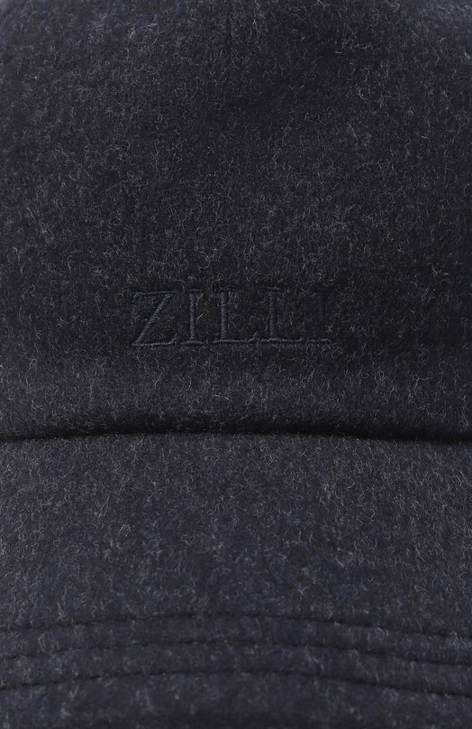 Бейсболка из шерсти и шелка Zilli CAP002M0240VZL000 Синий  CAP002M0240VZL000 Фото 3