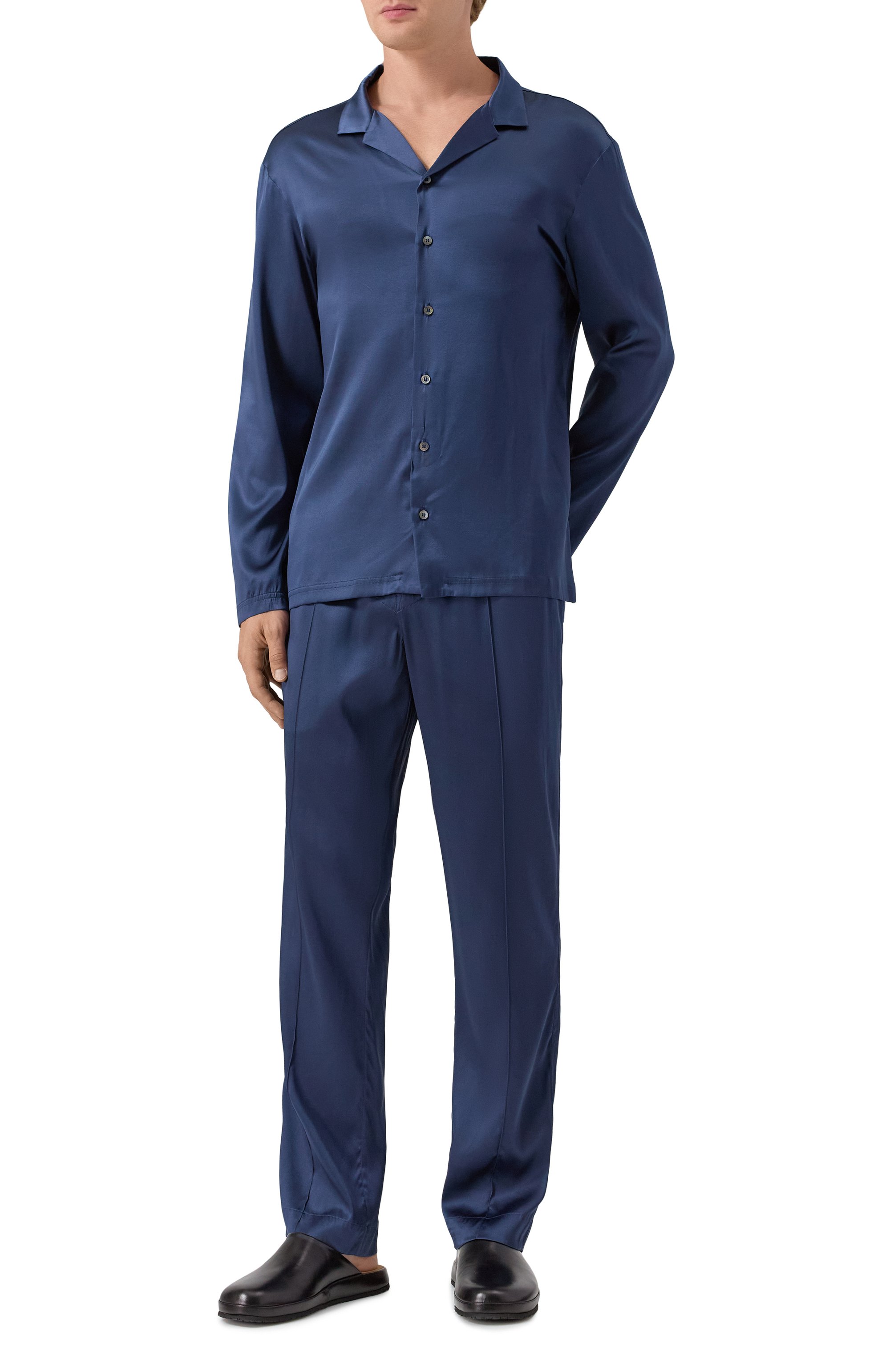 Шелковая сорочка KITON, арт. UNWM010K0749D, фото 2