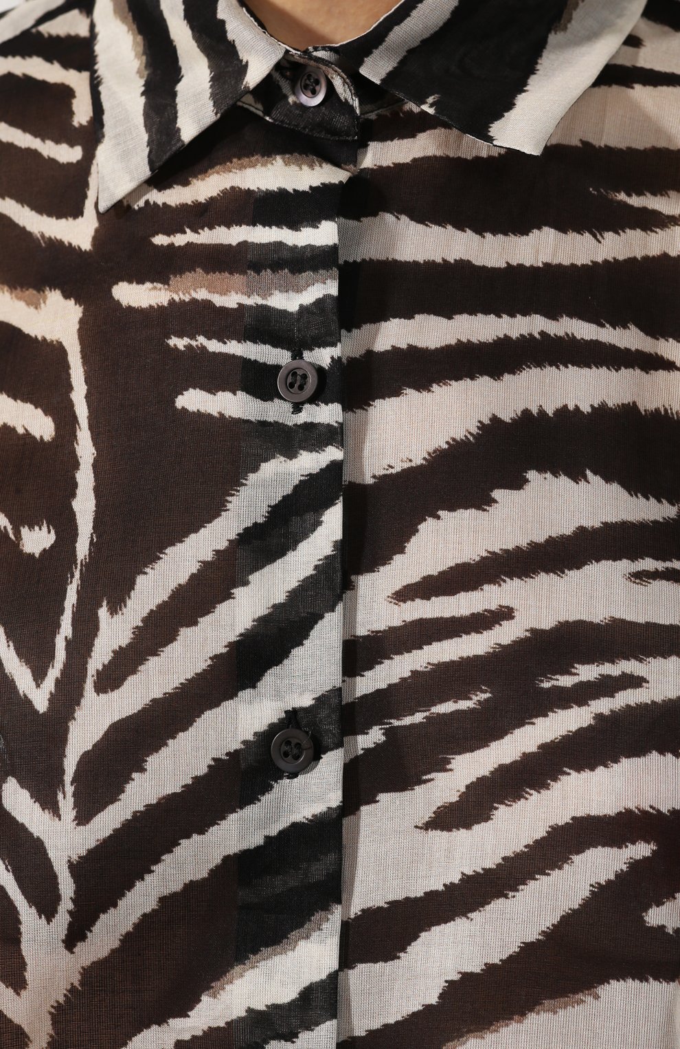 Хлопковая блузка DRIES VAN NOTEN, арт. 201-10759-9001, фото 5