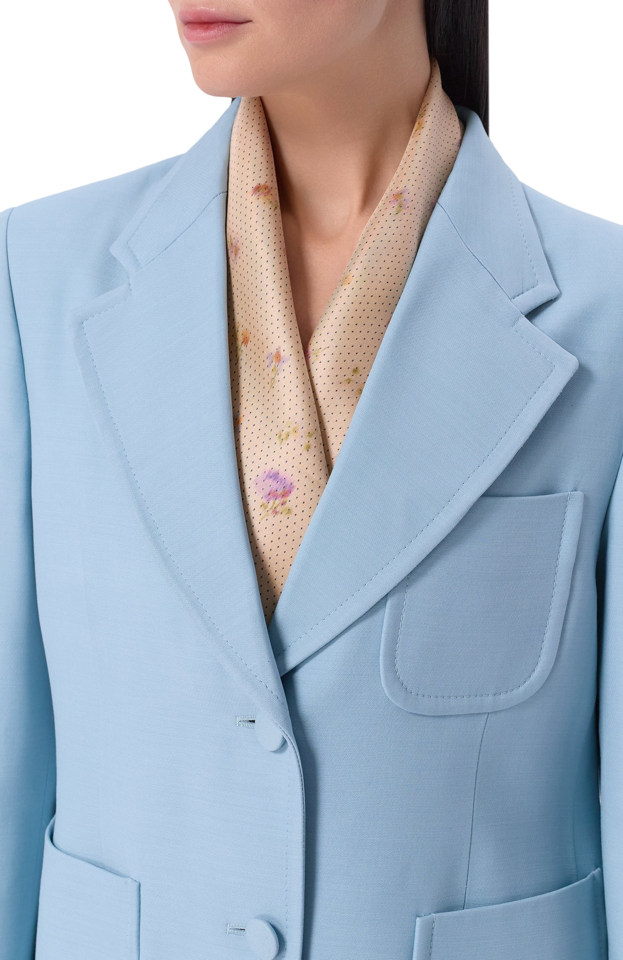 Шелковый платок VALENTINO, арт. 8W2EI114/JJA, фото 2