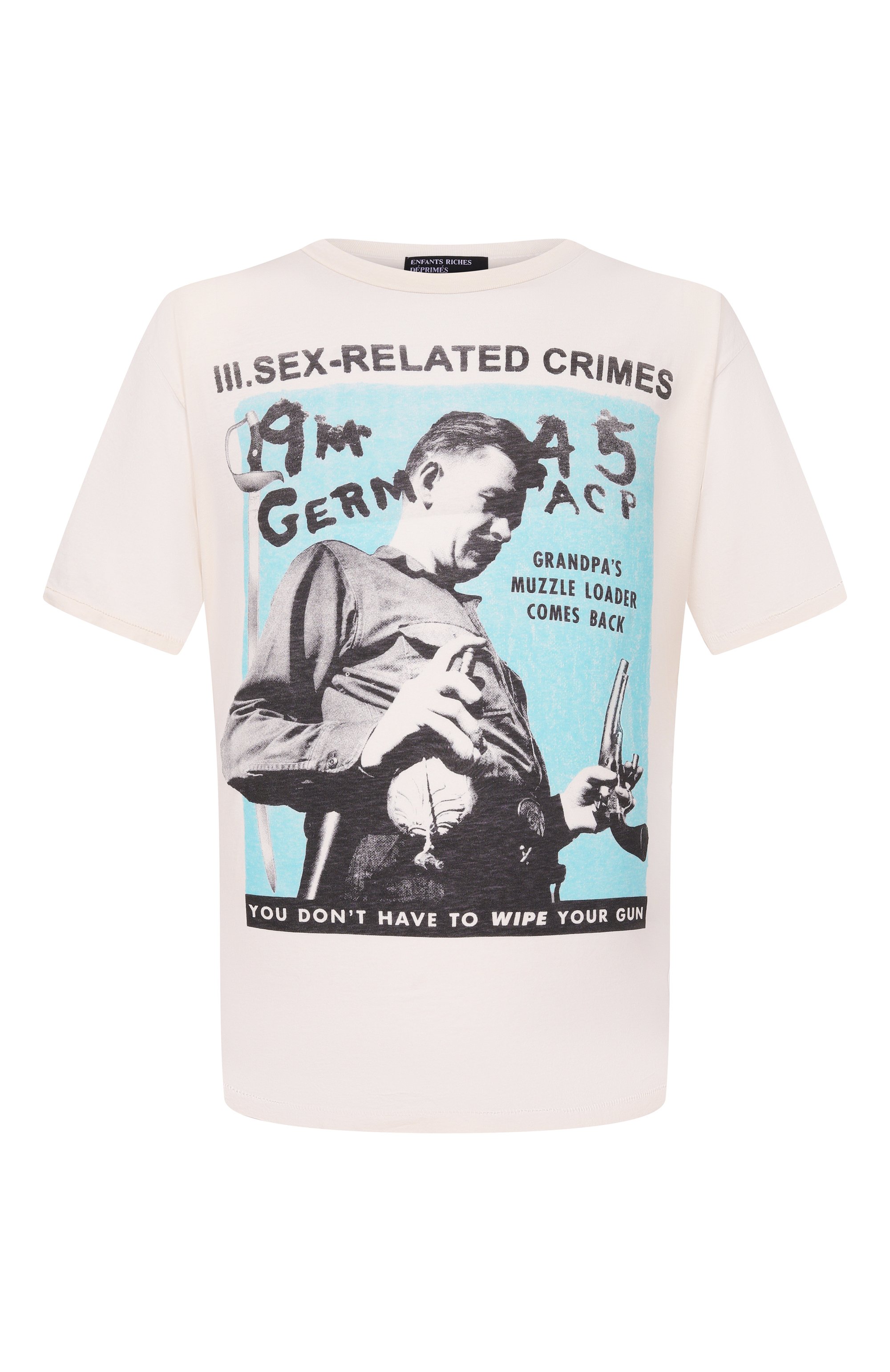 Хлопковая футболка ENFANTS RICHES DEPRIMES, арт. 010-882/C0TT0N, фото 1