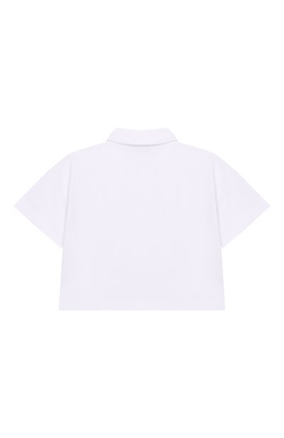 Хлопковое поло BALMAIN белого цвета по цене 24050 руб., арт. BY8B31, фото 2 Хлопковое поло BALMAIN, арт. BY8B31, фото 2