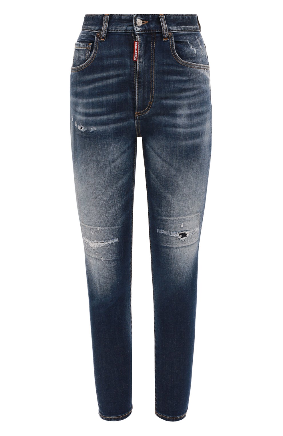Джинсы DSQUARED2 синего цвета по цене 36200 руб., арт. S75LB0657/S30685, фото 1 Джинсы DSQUARED2, арт. S75LB0657/S30685, фото 1