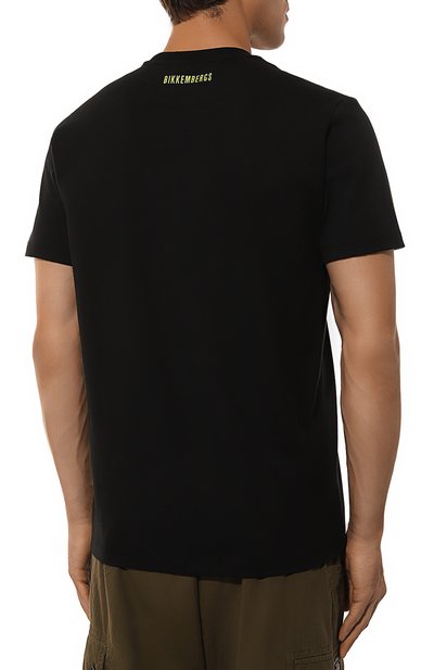 Хлопковая футболка DIRK BIKKEMBERGS, арт. PBMT0250, фото 4