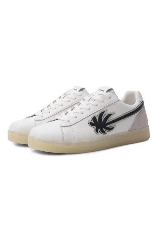 Кожаные кеды Palm Tennis Palm Angels PMIA111S26LEA002 Белый PMIA111S26LEA002