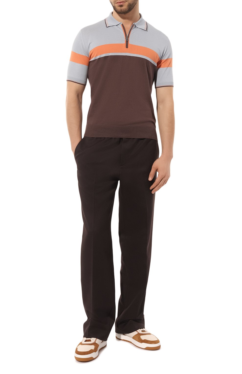 Хлопковое поло STEFANO RICCI, арт. K313037P31/F23248, фото 2