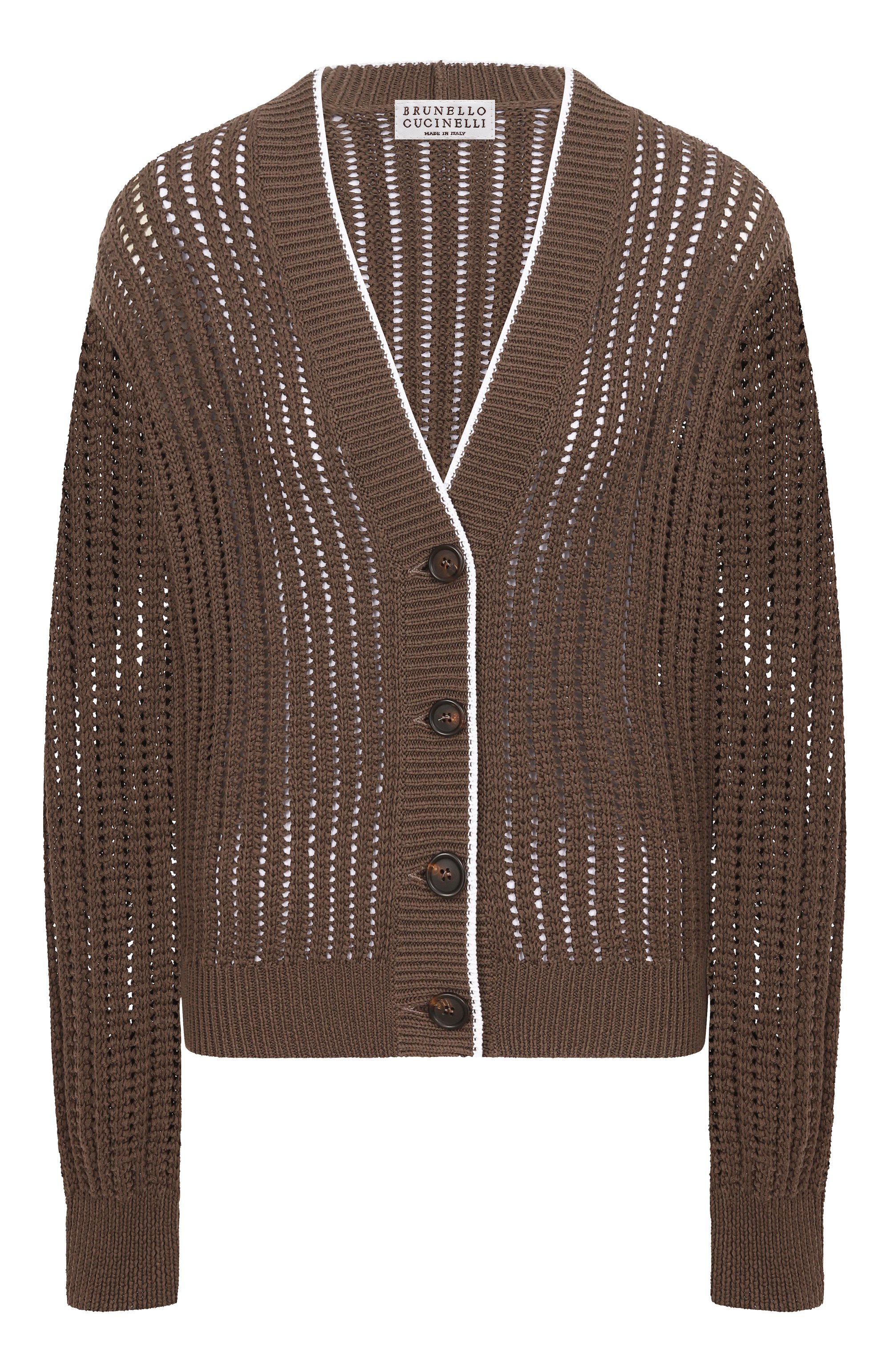 Хлопковый кардиган BRUNELLO CUCINELLI, арт. MSB582016, фото 1