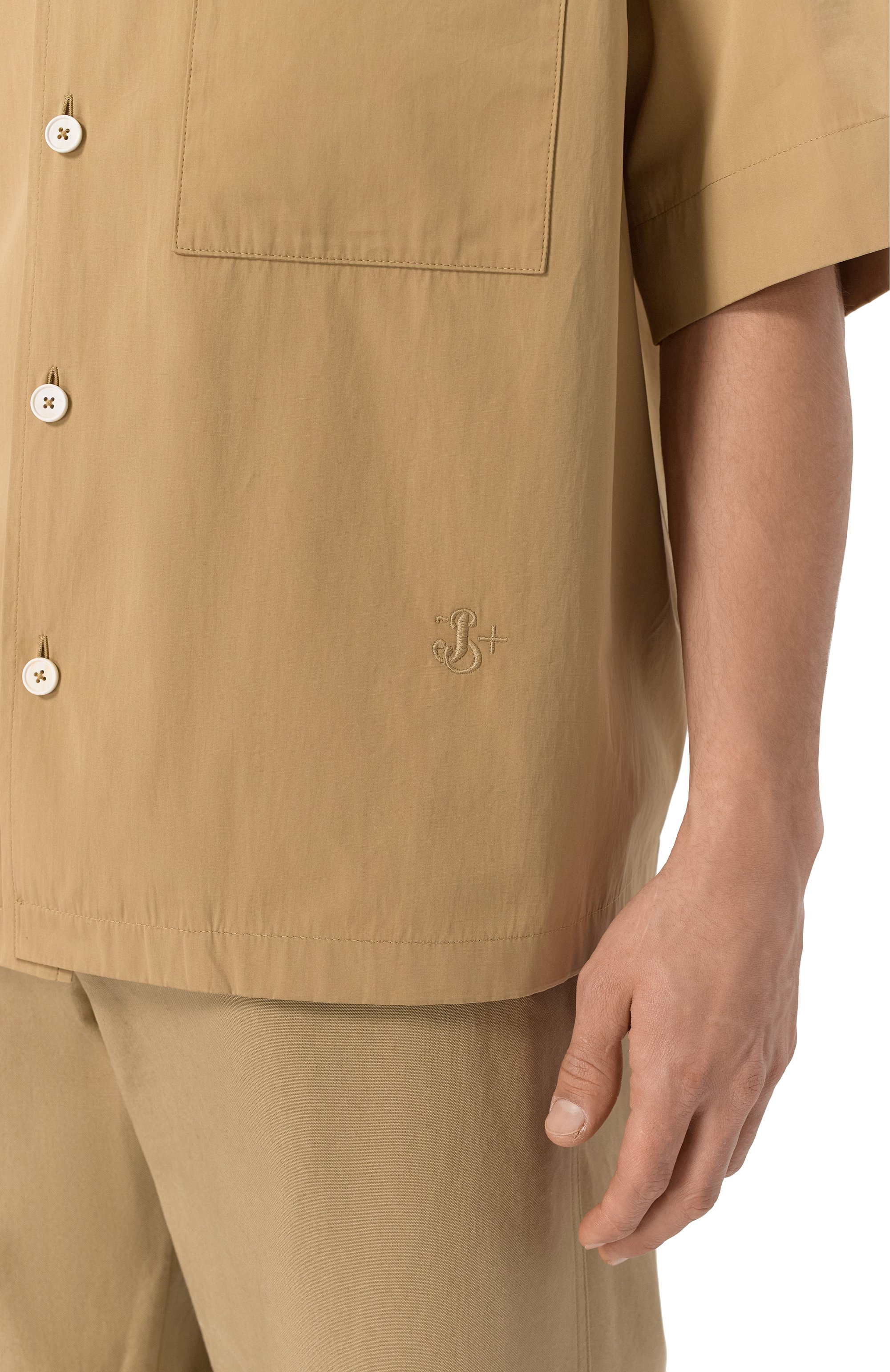 Хлопковая рубашка JIL SANDER, арт. J47DL0166/J45292, фото 5