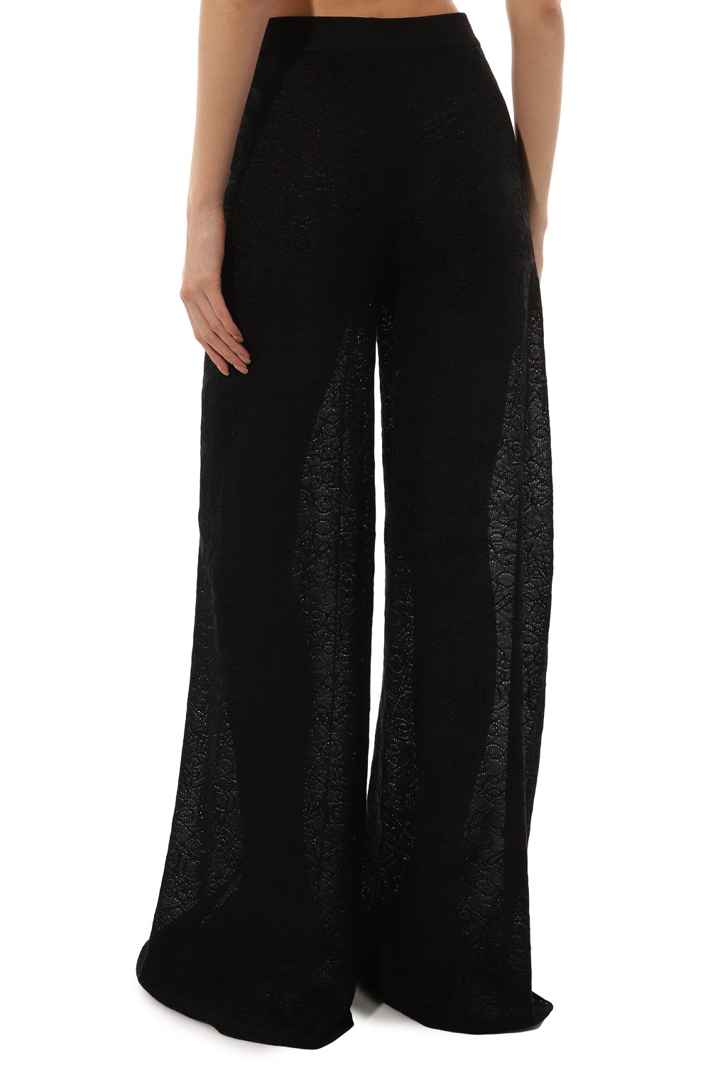 Брюки из вискозы AND THE BRAND черного цвета по цене 39480 руб., арт. S23-P022-1603-900, фото 4 Брюки из вискозы AND THE BRAND, арт. S23-P022-1603-900, фото 4