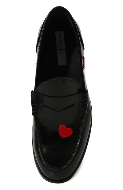 Кожаные пенни-лоферы RONDINELLA, арт. 11565-8A/34-36, фото 4