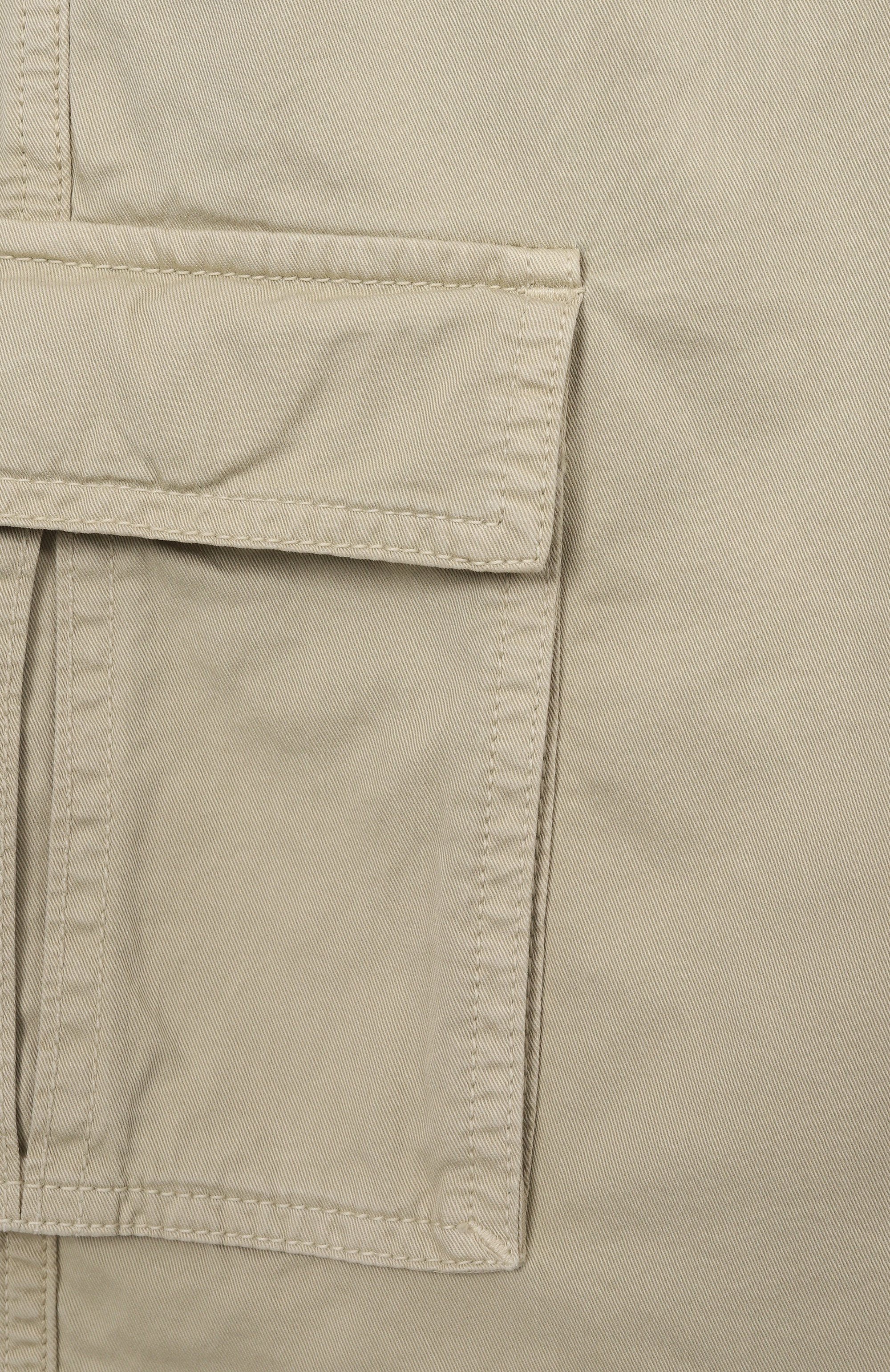 Хлопковые шорты-карго IL GUFO светло-бежевого цвета по цене 16700 руб., арт. P25PB189C6074/10A-14A, фото 3 Хлопковые шорты-карго IL GUFO, арт. P25PB189C6074/10A-14A, фото 3