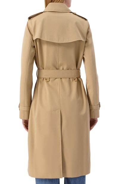 Хлопковый тренч BURBERRY, арт. 8079414, фото 4