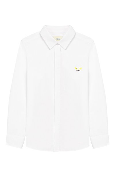 Хлопковая рубашка FENDI, арт. JMC086/A31W/10A-12+