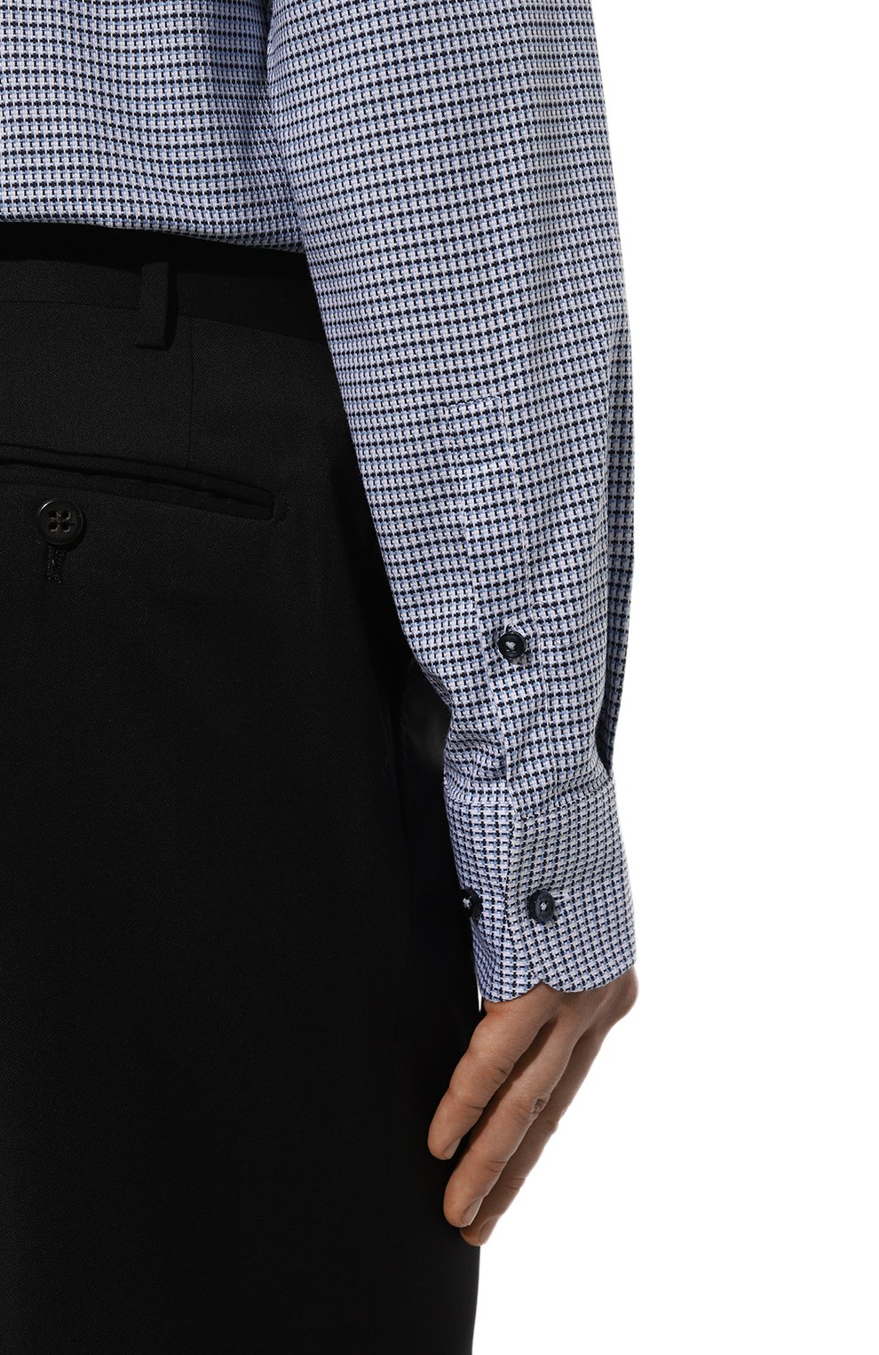 Хлопковая рубашка BOSS, арт. 50496316, фото 5