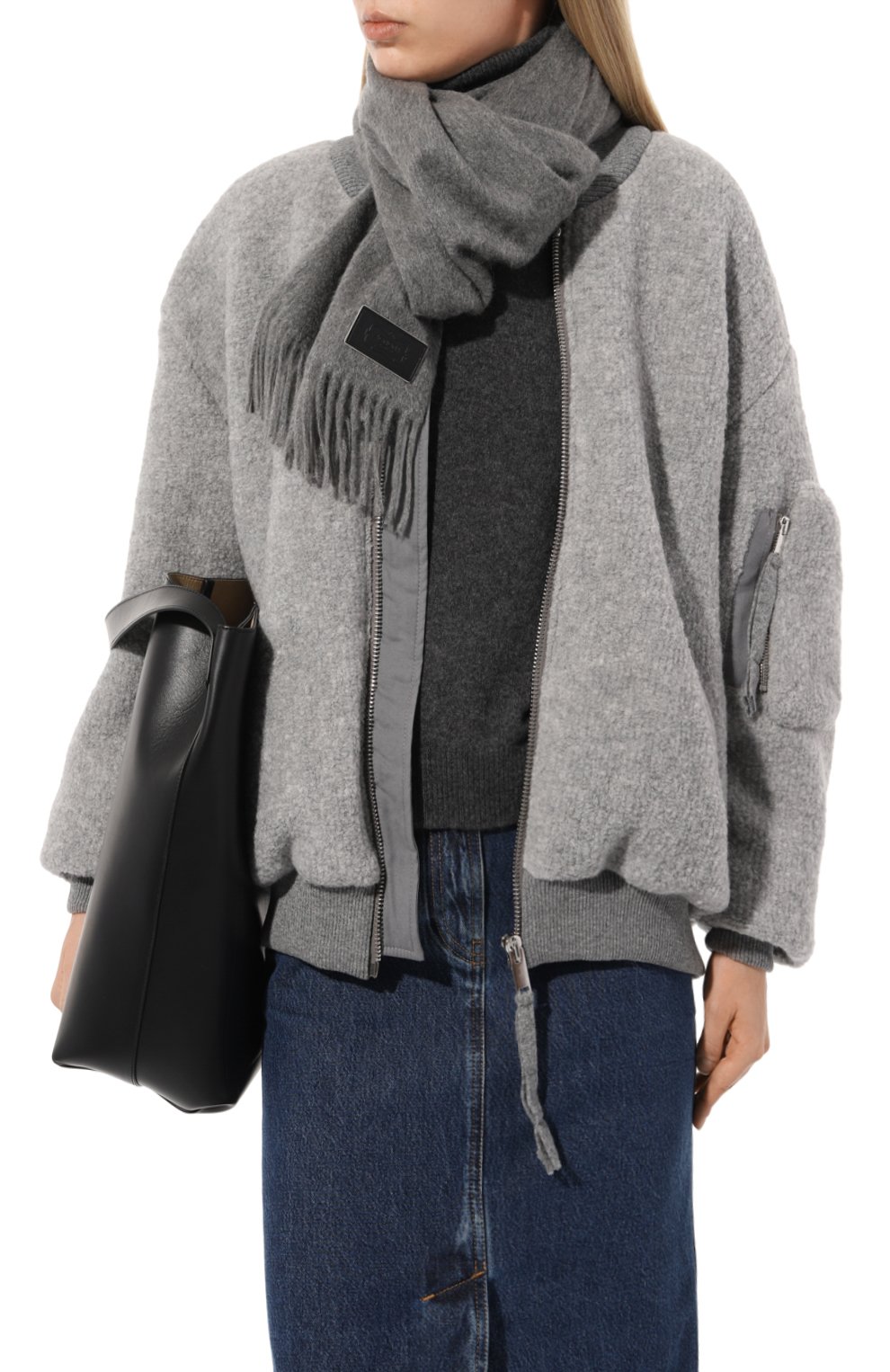 Кашемировый шарф AGNONA, арт. AS04Z7E/H7041E, фото 2