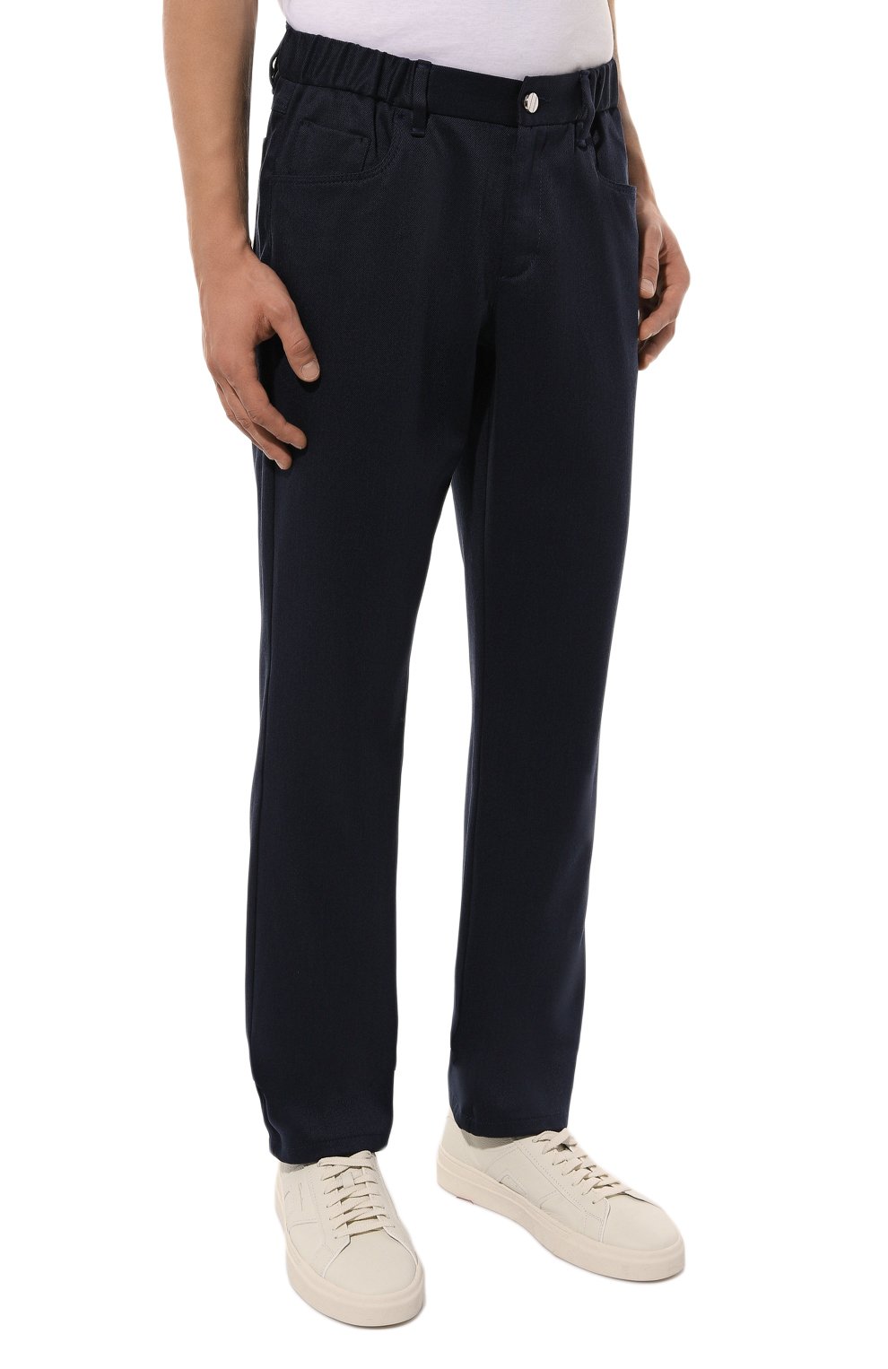 Брюки из шерсти и хлопка ZILLI, арт. J5T301M0225VZRW00, фото 3