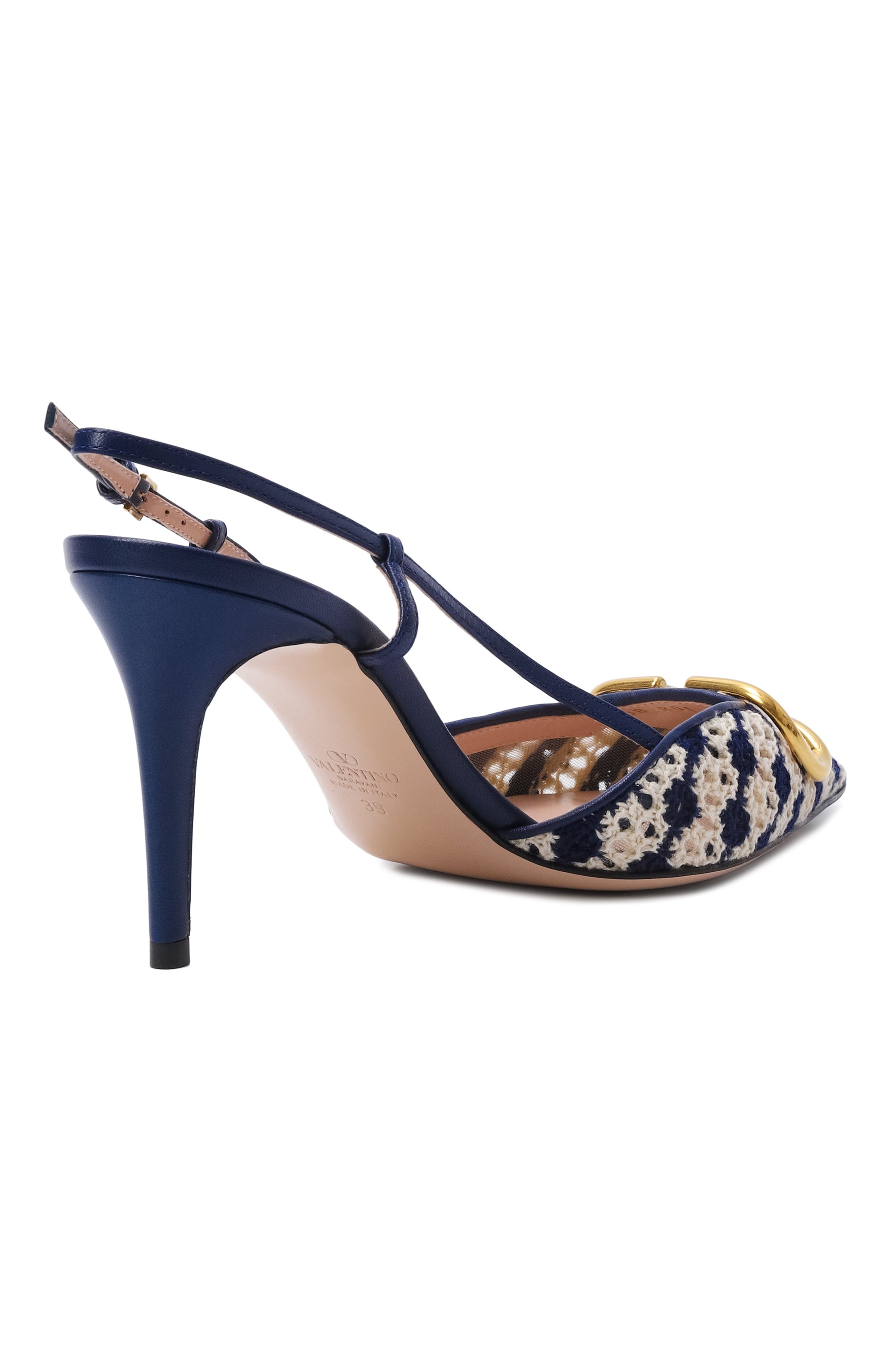 Текстильные туфли vlogo signature 80 VALENTINO, арт. 8W0S0R01/JZU, фото 5