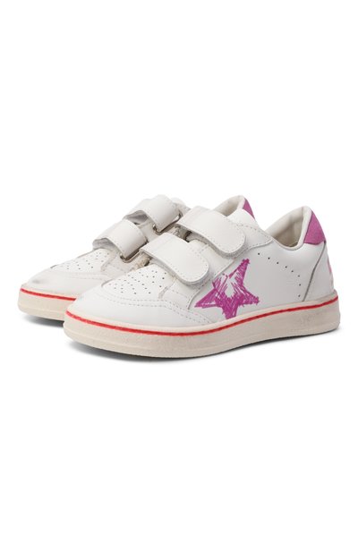 Кожаные кеды ball star GOLDEN GOOSE DELUXE BRAND, арт. GYF00926.F007445