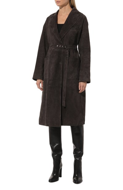 Замшевое пальто VENERA M., арт. 23123SP/110VM, фото 3