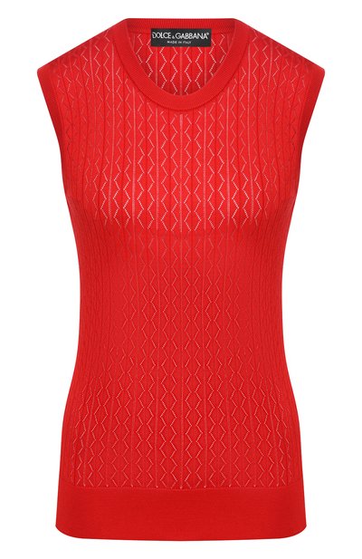 Женский шелковый топ DOLCE & GABBANA, арт. FX754T/JASKM