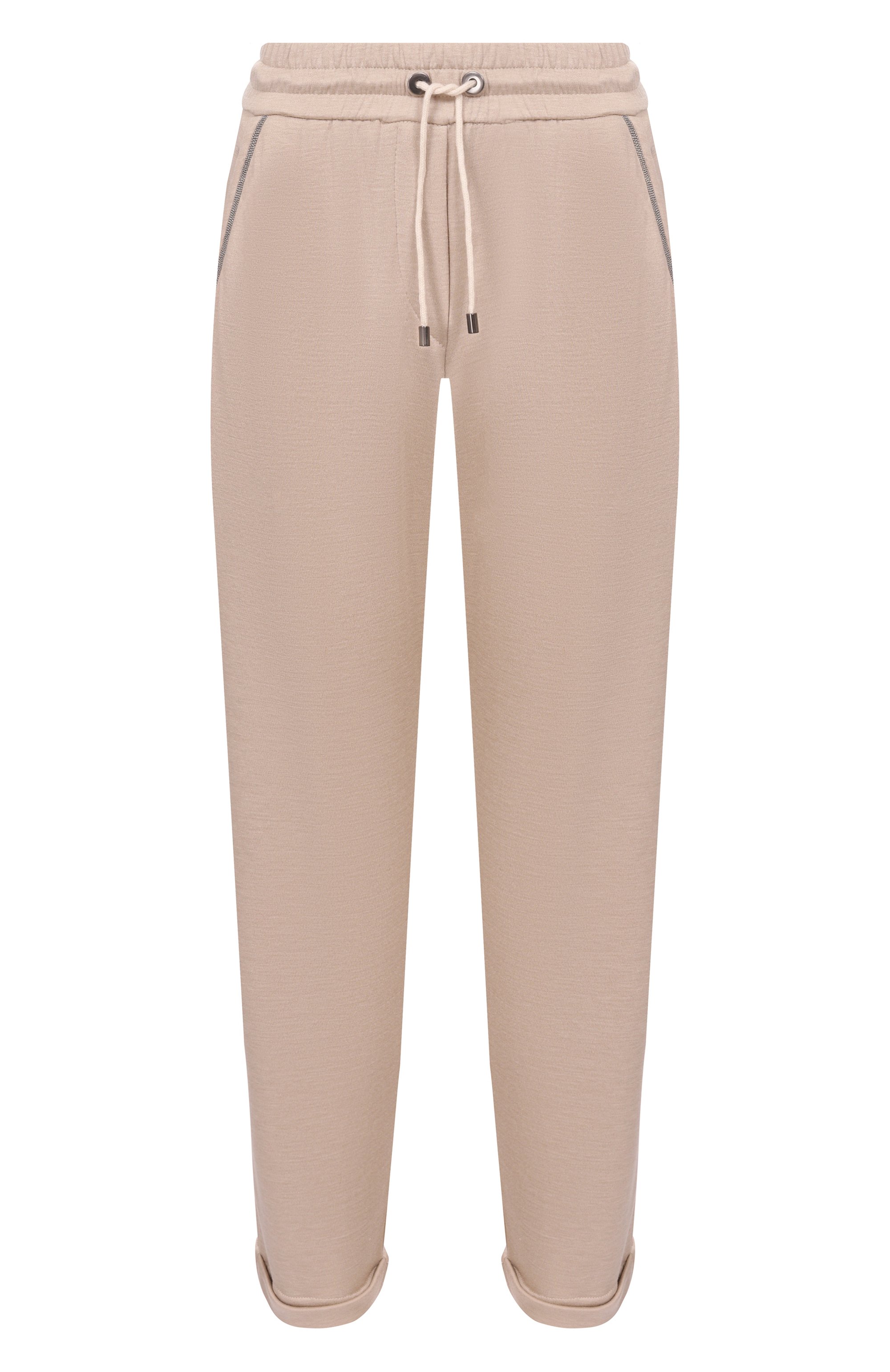 Брюки из хлопка и шелка BRUNELLO CUCINELLI, арт. MD828SB899, фото 1