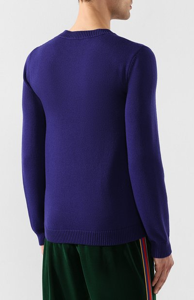Джемпер из смеси шерсти и хлопка GUCCI, арт. 572639/XKA09, фото 4