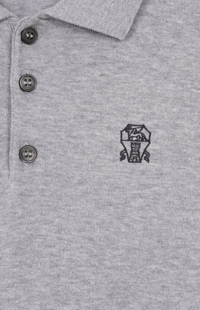 Хлопковое поло BRUNELLO CUCINELLI, арт. B29M81605C, фото 3