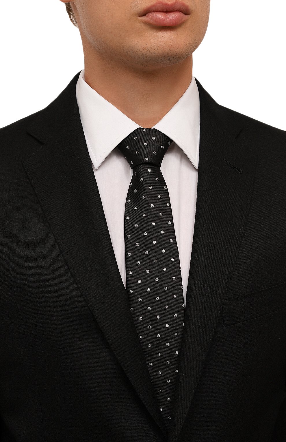 Шелковый галстук LANVIN, арт. 6L8150/J5960, фото 2