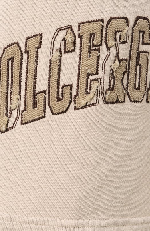 Хлопковые шорты Dolce & Gabbana GP090Z/G7NQI Бежевый  GP090Z/G7NQI Фото 5