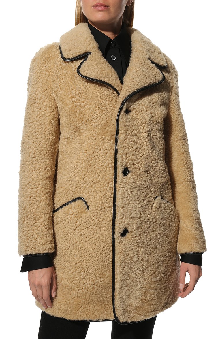 Шуба из овчины SAINT LAURENT, арт. 664277/Y7YE2, фото 1