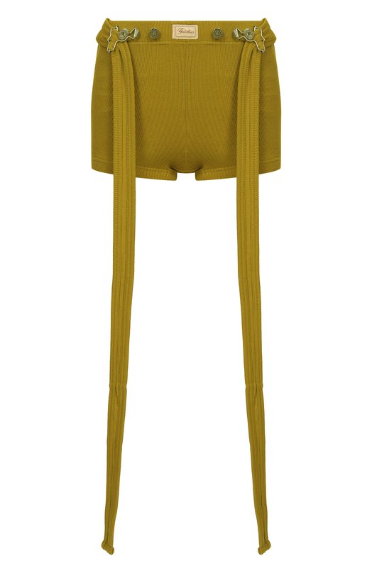 Хлопковые шорты Jean Paul Gaultier 26/01-W-TR059/J014 Хаки 26/01-W-TR059/J014