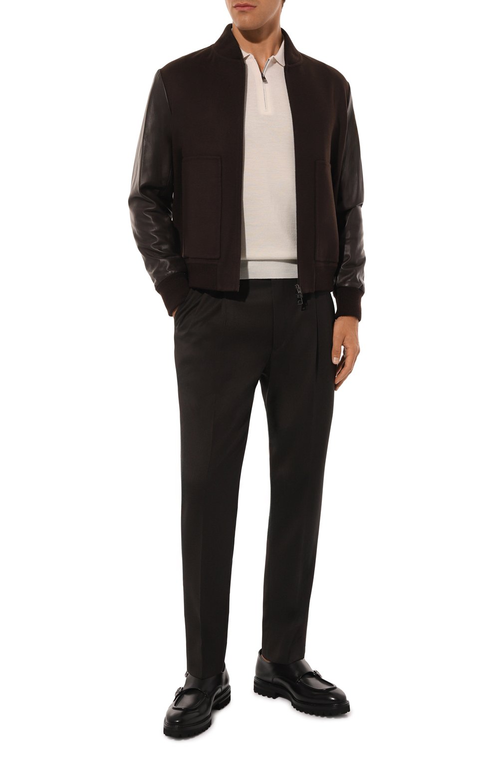 Шерстяные брюки CORNELIANI, арт. 944L21-9418240, фото 2